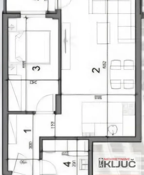 Prodaja, dvosoban stan, 48m², Sajmište, Novi Sad