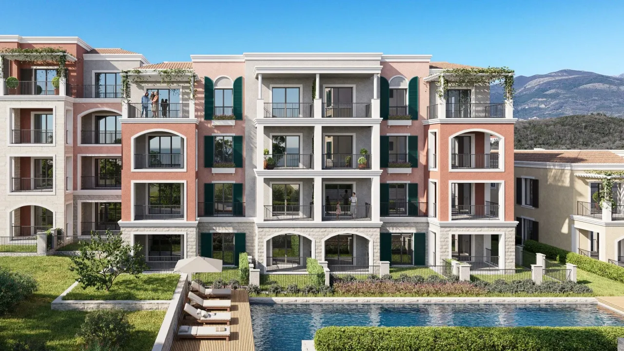 Prodaja, dvosoban stan, 84m², Luštica Bay, Tivat