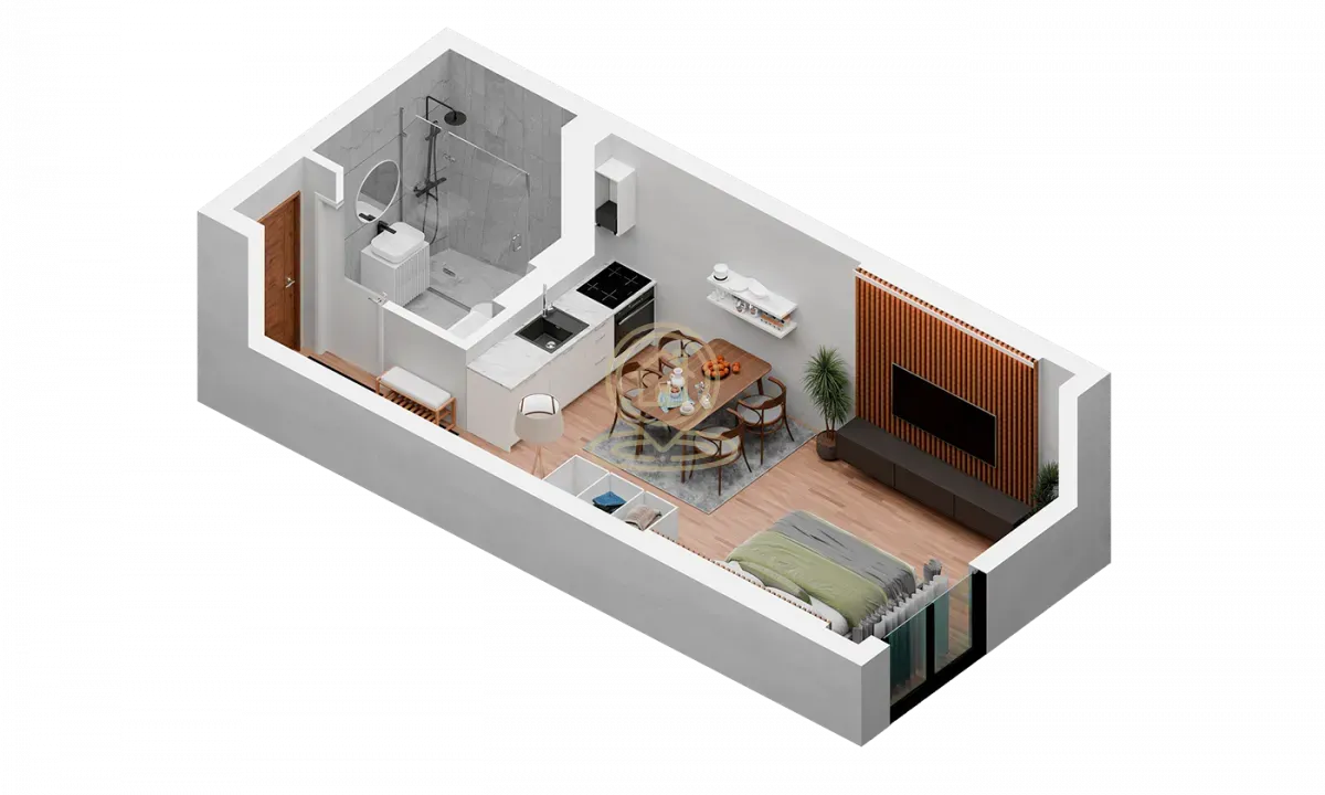 Prodaja, garsonjera, 27m², Centar, Novi Sad