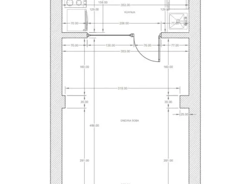 Rent, one bedroom apartment, 28m², Čukarica, Beograd - image 1