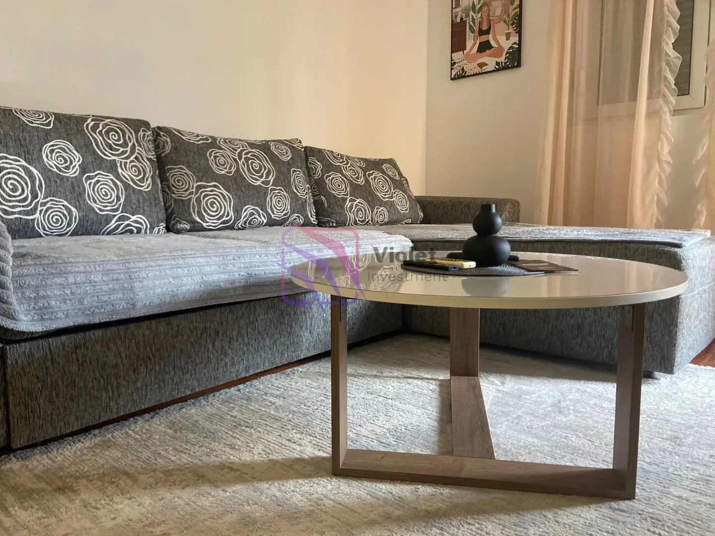 Rent, one bedroom apartment, 47m², Stari Aerodrom, Podgorica
