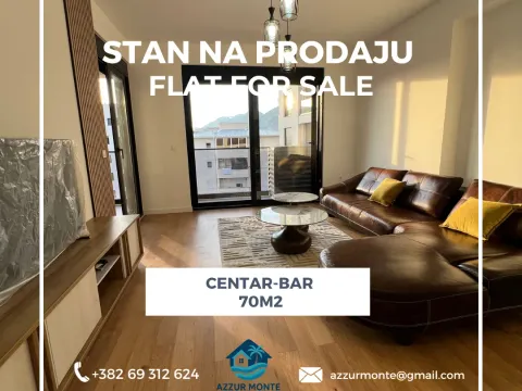 Prodaja, jednosoban stan, 70m², Centar, Bar - image 1
