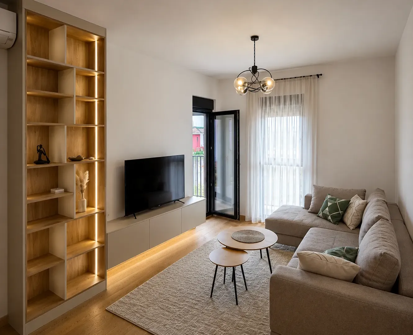Izdavanje, jednosoban stan, 46m², New City, Podgorica