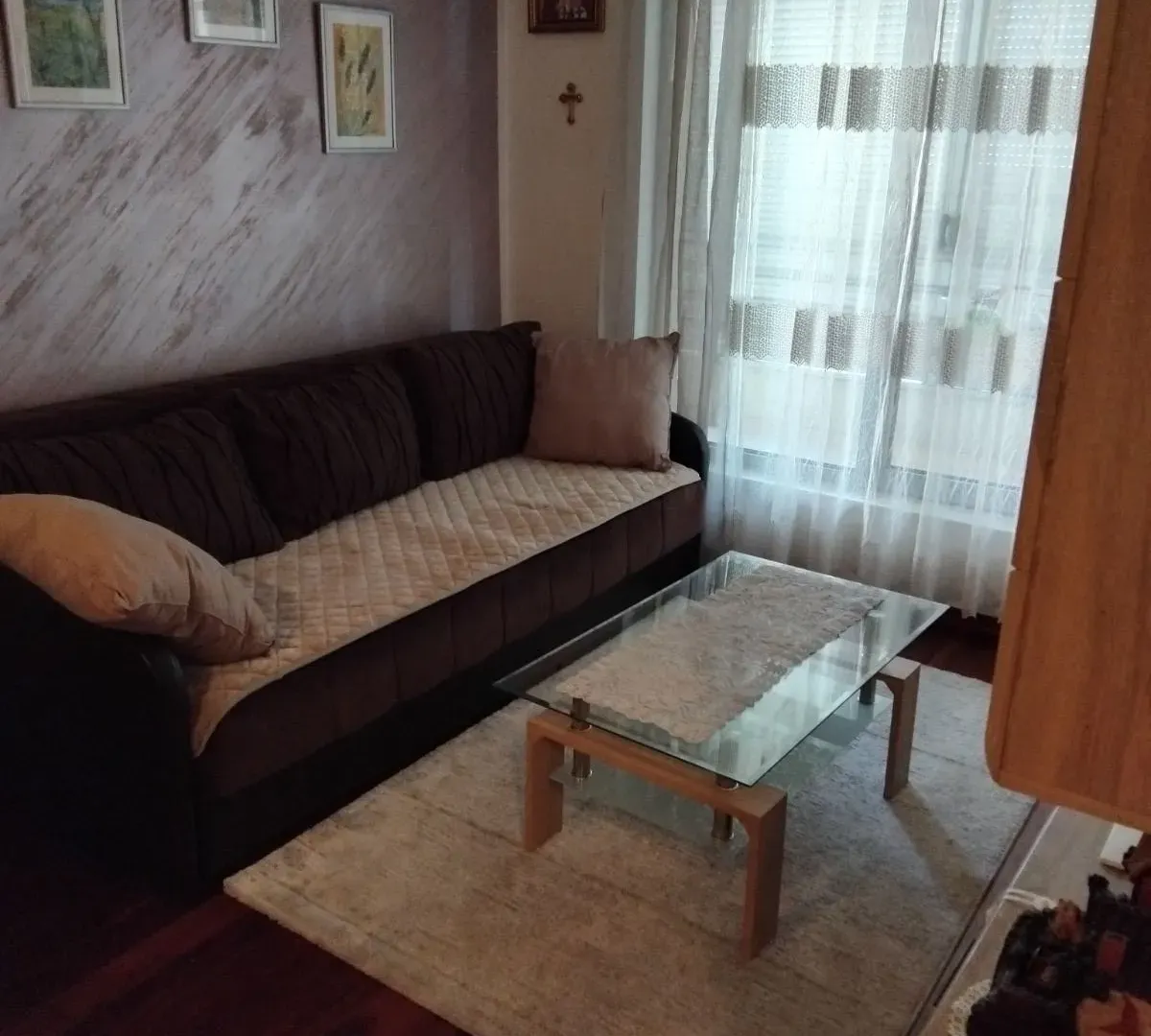 Rent, one bedroom apartment, 42m², Krivi Most, Podgorica