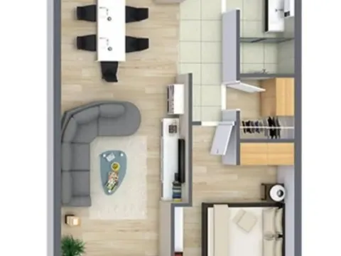 Sale, one bedroom apartment, 65m², Bar, Crna Gora - image 3