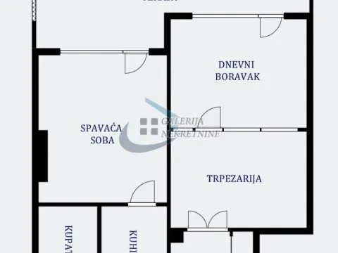 Sale, two bedroom apartment, 73m², Stari Grad, Beograd - image 5
