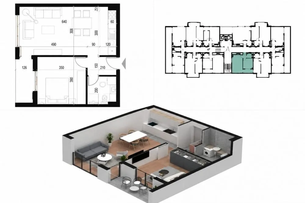 Prodaja, dvosoban stan, 50m², Cvetanova Ćuprija, Zvezdara Sve Podlokacije