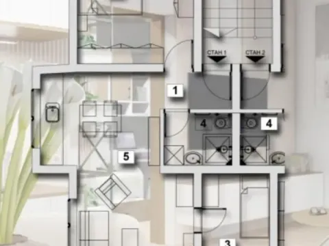 Prodaja, dvosoban stan, 54m², Pantelej, Niš - image 5
