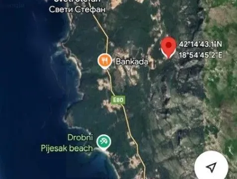 Prodaja, plac, 850m², Sveti Stefan, Budva