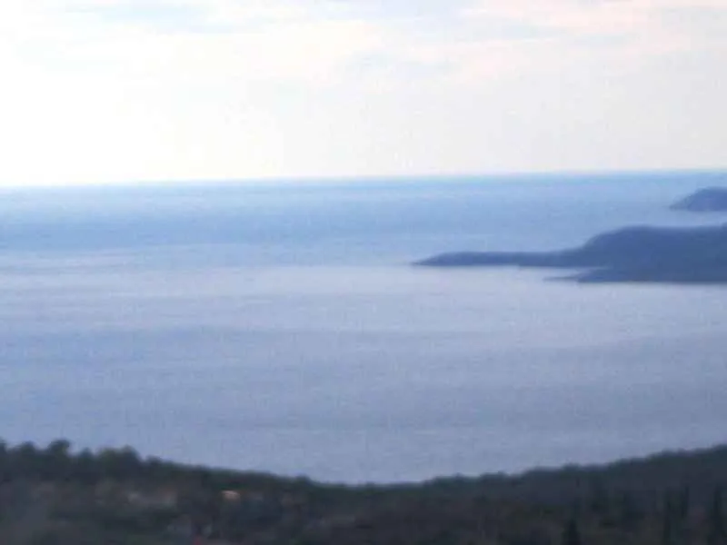 Panoramski pogled na more sa posjeda.