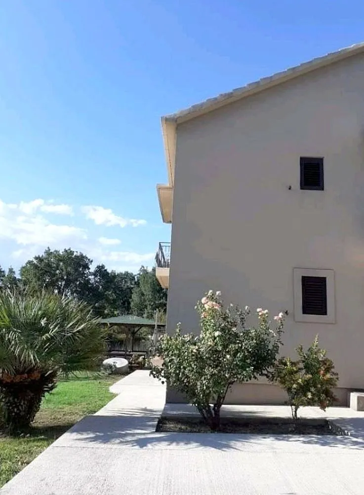 View of the exterior of the house with a landscaped yard and greenery.