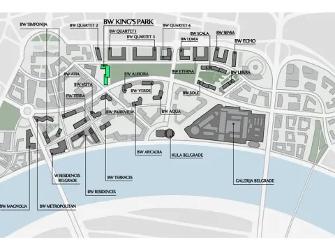 Sale, three bedroom apartment, 90m², Beograd Na Vodi, Beograd - image 4