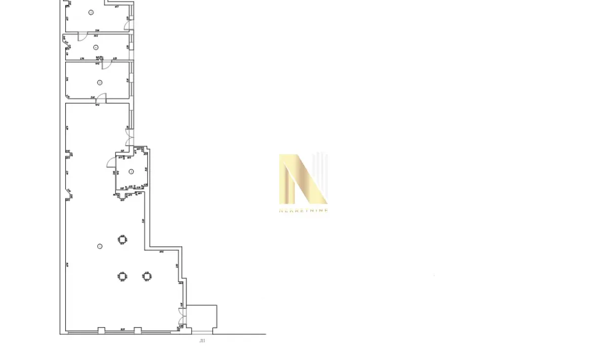 Izdavanje, poslovni prostor, 206m², Centar, Novi Sad