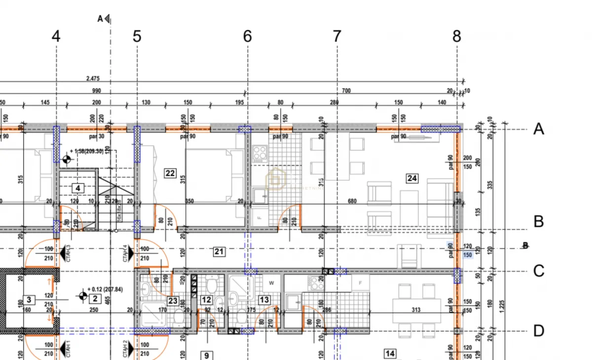 Prodaja, jednosoban stan, 49m², Pantelej, Niš