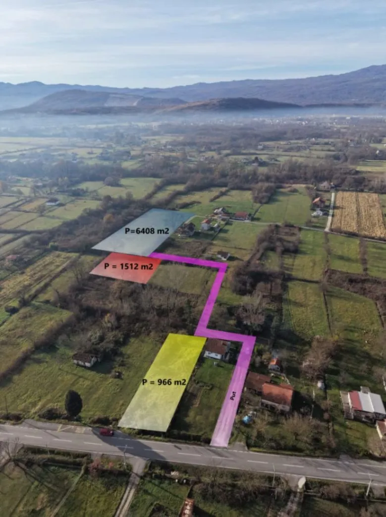 Prodaja, plac, 1512m², Kosić, Danilovgrad