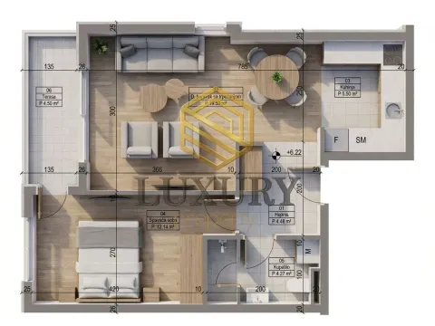 Prodaja, jednosoban stan, 60m², Donja Gorica, Podgorica - image 3