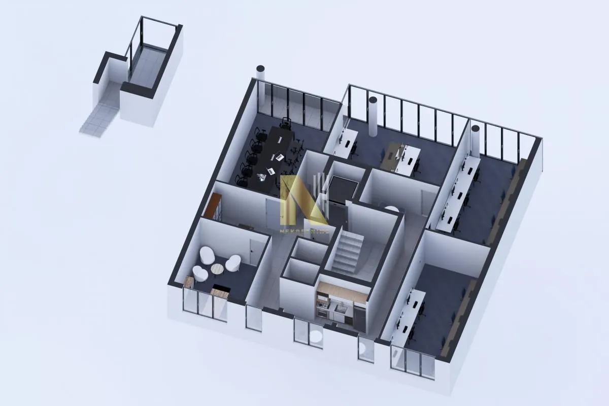 Rent, office space, 180m², Telep, Novi Sad Sve Podlokacije