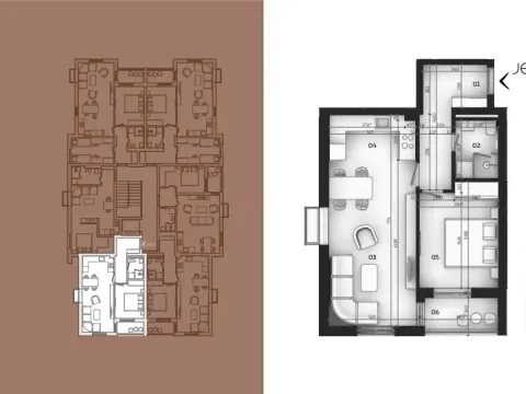 Prodaja, jednosoban stan, 47m², Tološi, Podgorica - image 4