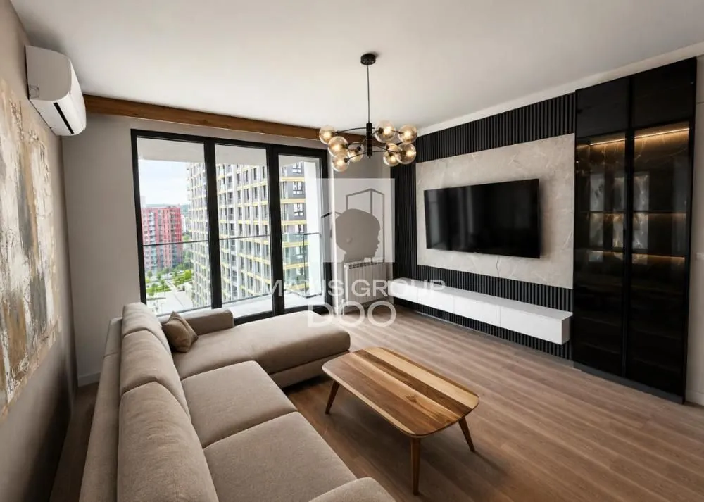 Rent, two bedroom apartment, 59m², Savski Venac, Beograd