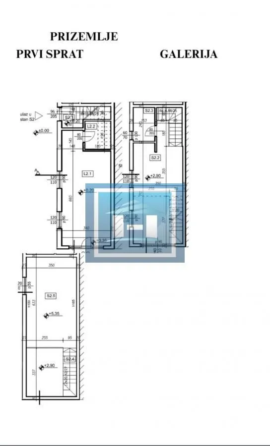 Sale, two bedroom apartment, 59m², Botanička Bašta, Palilula Sve Podlokacije