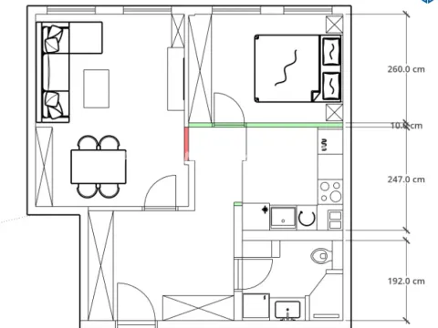 Prodaja, jednosoban stan, 48m², Savski Venac, Beograd - image 13
