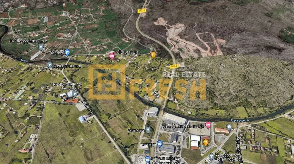 Prodaja, plac, 4000m², Farmaci, Podgorica