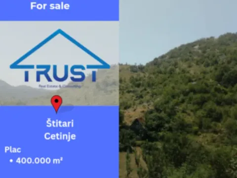 Prodaja, zemljište, 400000m2, Štitari, Cetinje Prodaja, zemljište, 400000m2, Štitari, Cetinje