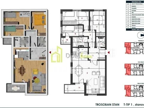 Prodaja, trosoban stan, 80m², Zabjelo, Podgorica - image 4