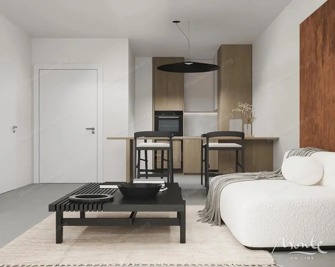 Prodaja, jednosoban stan, 56m², Tivat, Crna Gora