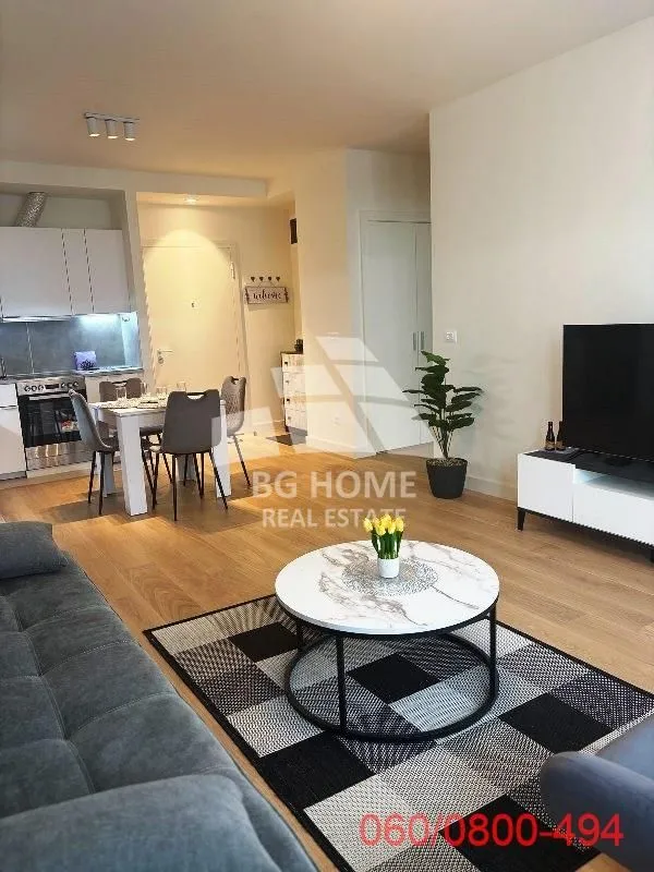 Rent, two bedroom apartment, 56m², Savski Venac, Beograd