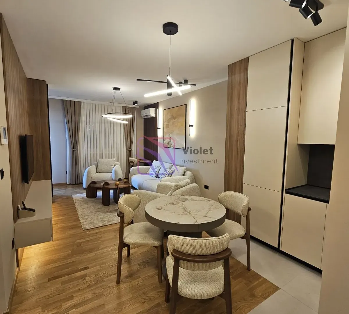 Rent, one bedroom apartment, 47m², Stari Aerodrom, Podgorica