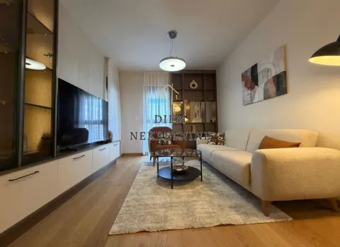 Modern and bright living room with a sofa and TV unit. - image 4