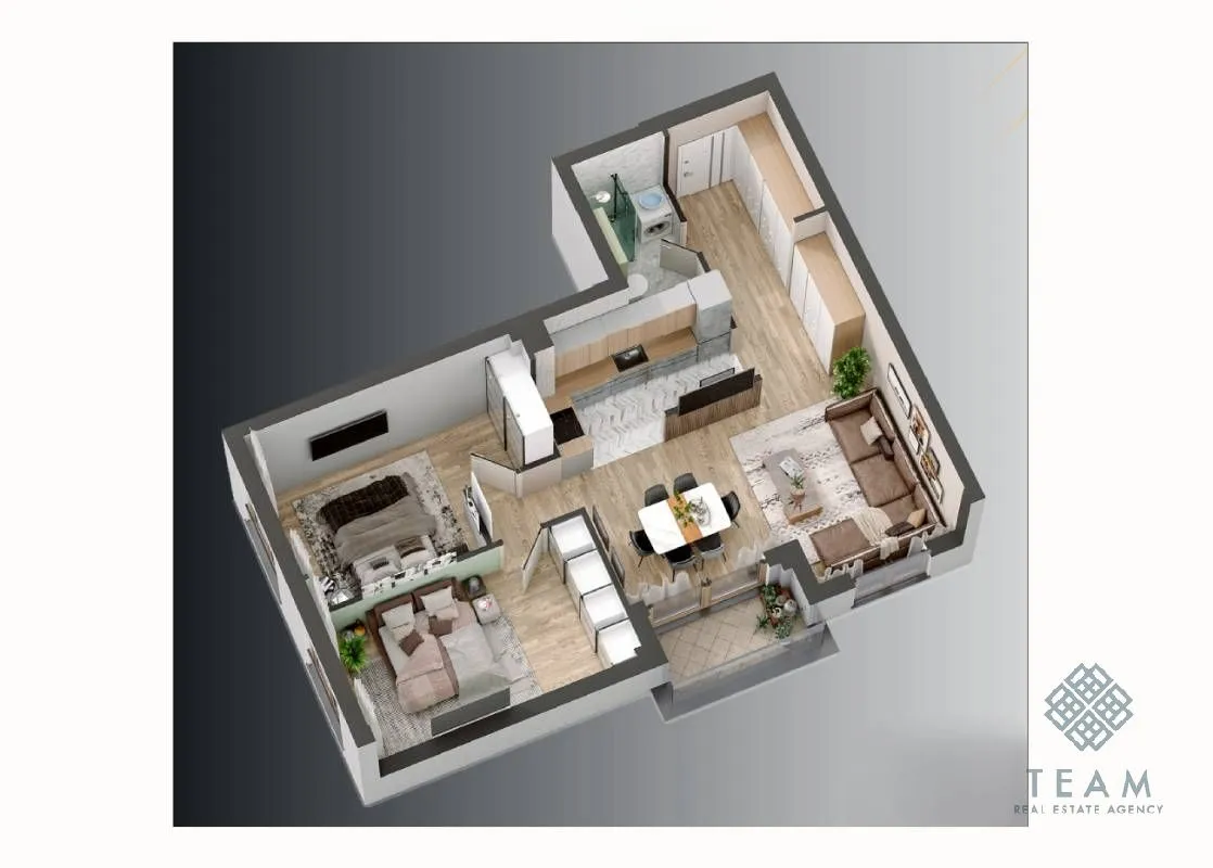 Sale, two bedroom apartment, 67m², Rozino, Budva