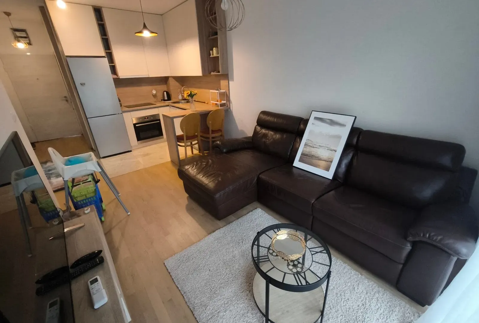 Rent, one bedroom apartment, 37m², Central Point, Podgorica