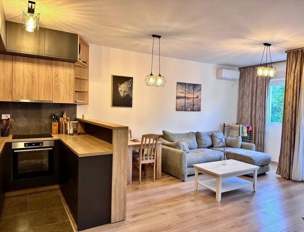 Rent, one bedroom apartment, 48m², Budva okolina, Budva