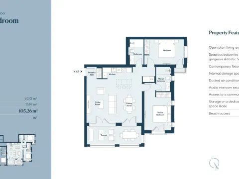 Prodaja, stan, 105m², Tivat, Crna Gora - image 7