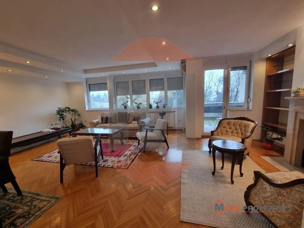 Rent, four bedroom apartment, 124m², Savski Venac, Beograd