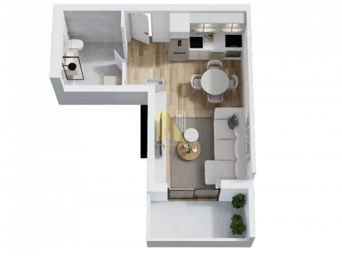 Sale, one bedroom apartment, 30m², Telep, Novi Sad Sve Podlokacije