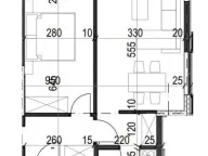 Sale, one bedroom apartment, 52m², Radanovići, Kotor - image 3