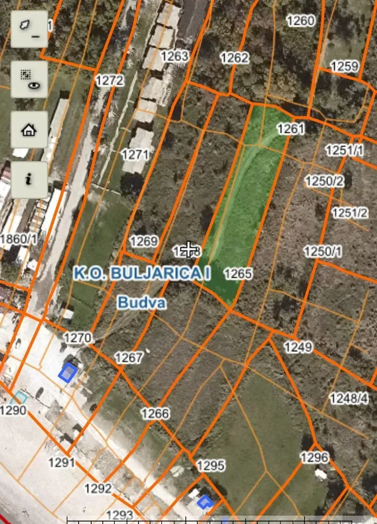 Prodaja, plac, 1626m², Budva, Crna Gora