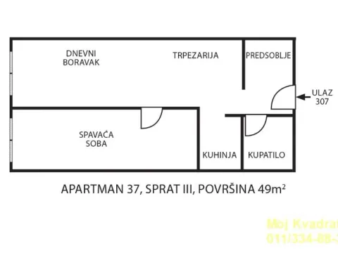 Sale, one bedroom apartment, 49m², Kopaonik, Srbija - image 17