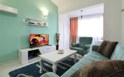 Comfortable living room with sofa set and TV. - image 7