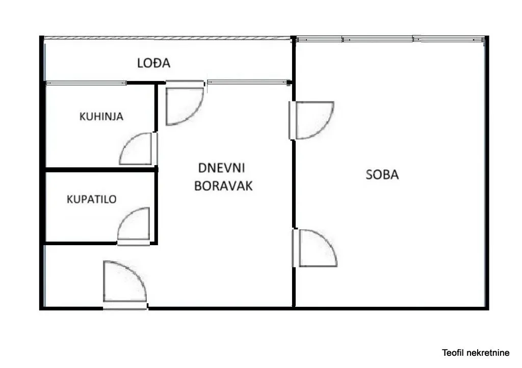 Sale, one bedroom apartment, 49m², Brace Jerković, Voždovac Sve Podlokacije