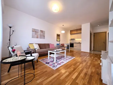 Spacious living room connected to the dining area and kitchen. - image 3