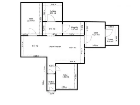 Prodaja, četvorosoban stan, 91m², Vukov Spomenik, Zvezdara Sve Podlokacije - image 8