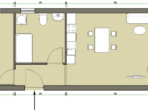 Sale, two bedroom apartment, 43m², Centar, Stara Pazova - image 11
