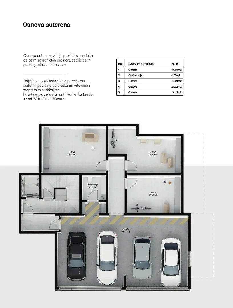 Prodaja, trosoban stan, 165m², Donja Gorica, Podgorica