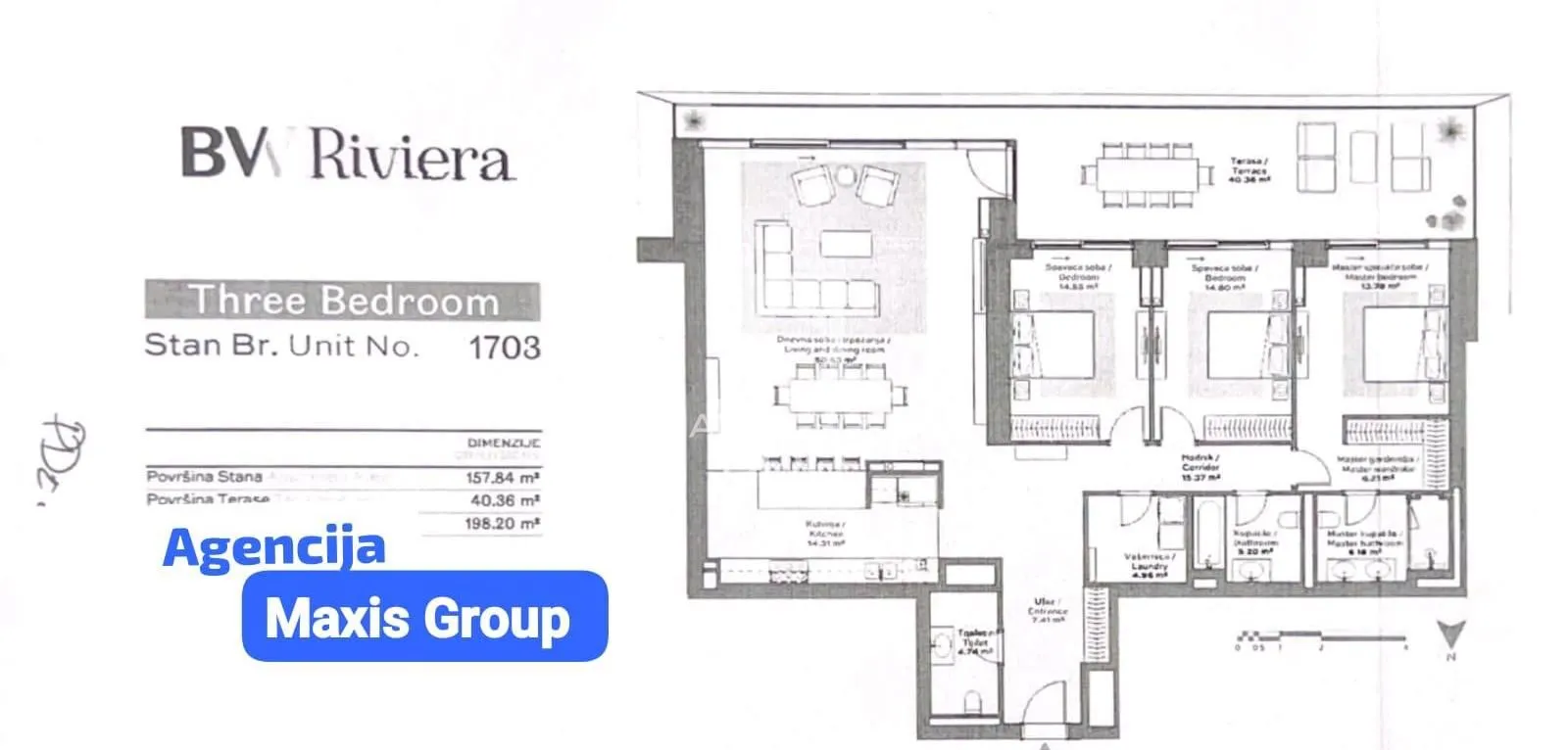 Prodaja, dvosoban stan, 198m², Savski Venac, Beograd
