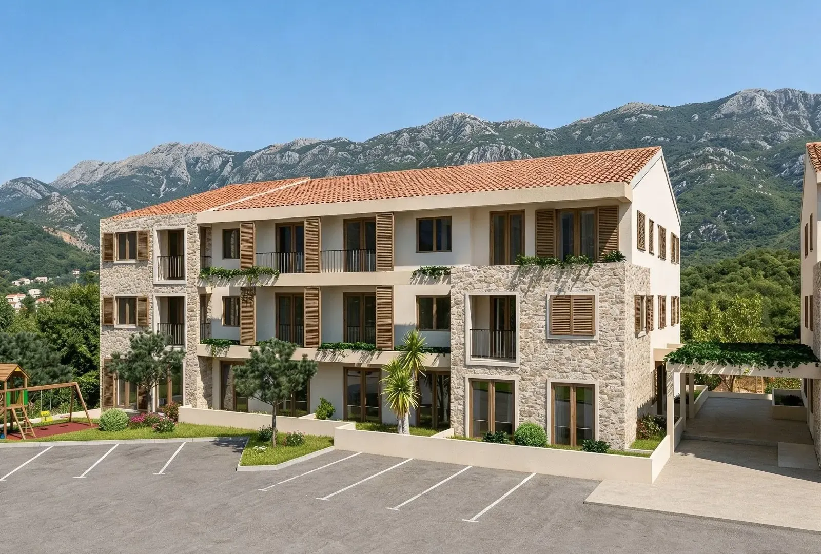 Sale, one bedroom apartment, 46m², Radanovići, Kotor