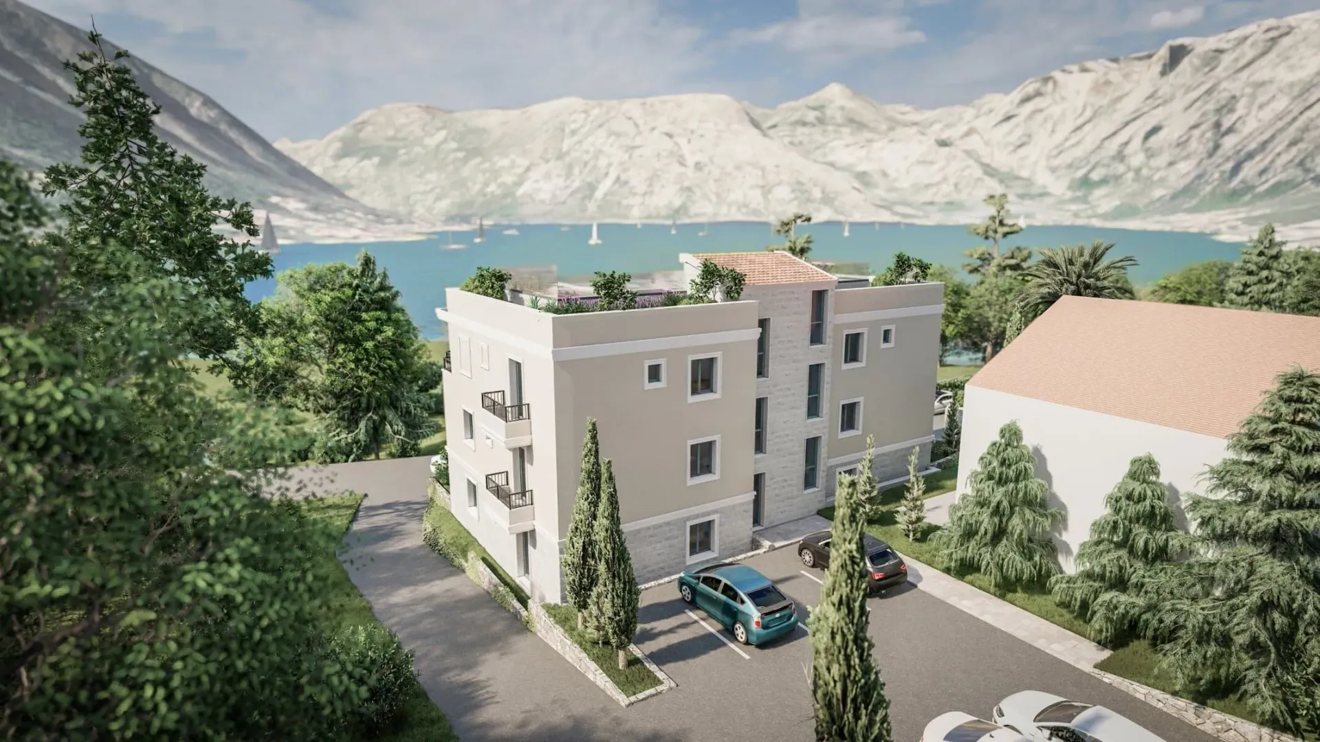 Sale, three bedroom apartment, 85m², Dobrota, Kotor